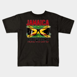 Jamaica Vacation Here We Come Birthday Cruise Travel Kids T-Shirt